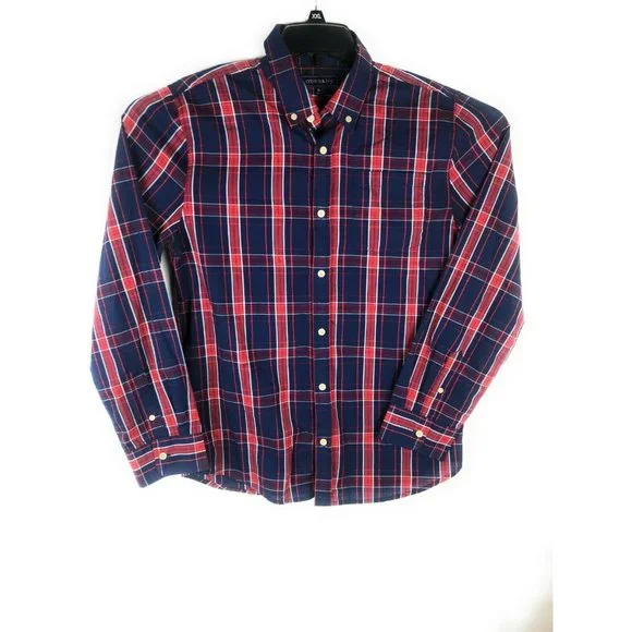 crown and ivy men's dress shirts Crown & Ivy Men's Oxford Button Down Shirt